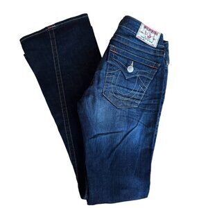 NWOT True Religion Joey Flare Jeans Size 27 Flap Pocket Made USA Vintage Y2K